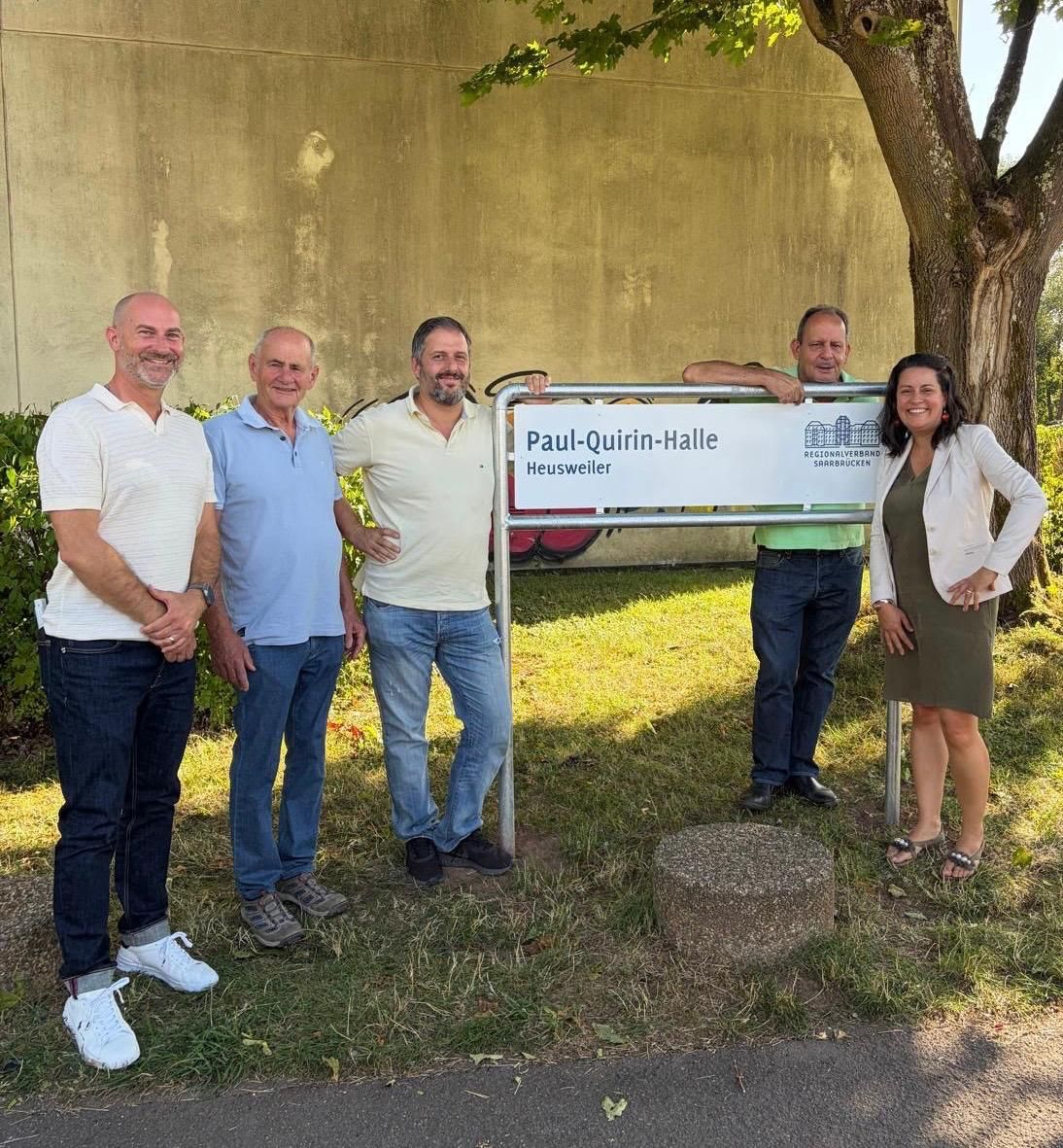 Einweihung der Paul-Quirin-Halle