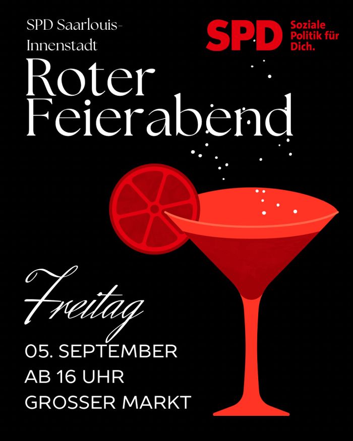 Plakat Roter Feierabend 05.09.25