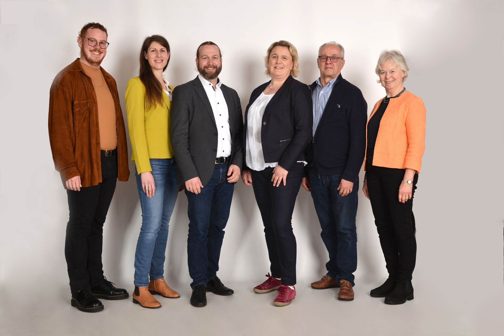 Unsere Kandidaten für die Bereichsliste Innenstadt v.l.n.r. Alex Dauster, Lisa Geimer-Klein, Peter Engstler, Dr. Yvonne Mehre, Herbert Rauber, Irmtraud Haxter