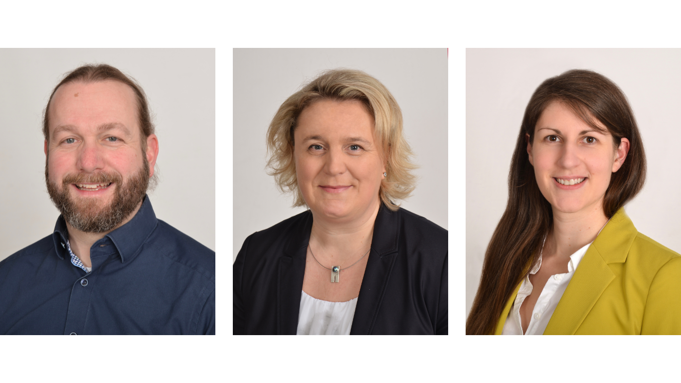 v.l.n.r. Peter Engstler, Dr. Yvonne Mehrle, Lisa Geimer-Klein
