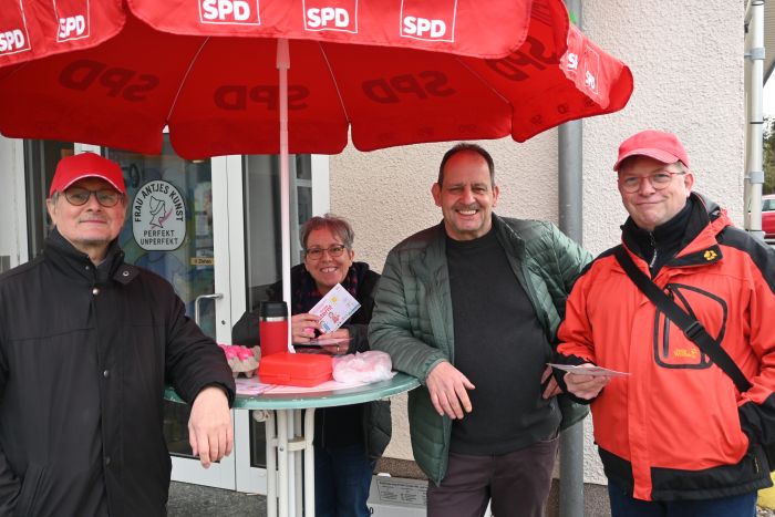 v.l.: Rainer Müller, Catherine Pörtner, Reiner Zimmer, Schascha Mund